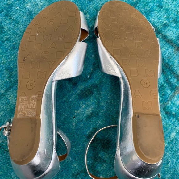 Marc By Marc Jacobs Clean Wedge Sandal Silver - Picture 7 of 10